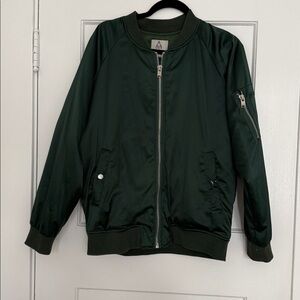 Forest Green Bomber Jacket
